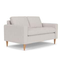 2 Seater Sofa - Soft White - Luxury Italian Linen - Saxon - The Cotswold Company