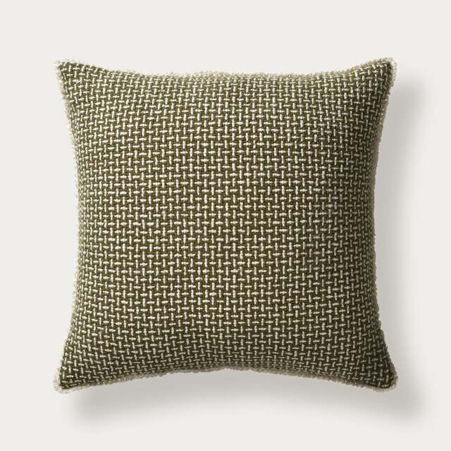 Braid Woven Cotton Cushion Fir - Home Accessories - The Cotswold Company - image 1