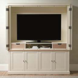 Hideaway Media Unit - Chester Classic Cream - The Cotswold Company