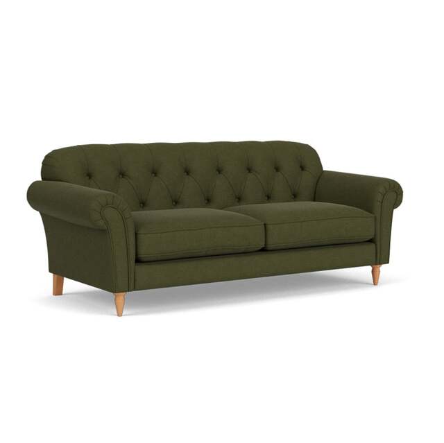 4 Seater Sofa - Forest Green - House Linen Mix - Chapman - The Cotswold Company - image 1