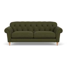 4 Seater Sofa - Forest Green - House Linen Mix - Chapman - The Cotswold Company - thumbnail 2