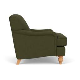 Armchair - Forest Green - House Linen Mix - Ashbee - The Cotswold Company - thumbnail 3