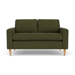 2 Seater Sofa - Forest Green - House Linen Mix - Saxon - The Cotswold Company - thumbnail 2