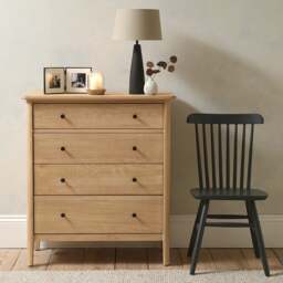 Berkeley Nordic Oak 4 Drawer Chest - The Cotswold Company - thumbnail 3