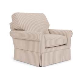 Dawson Armchair - Flax - Kingham Stripe - The Cotswold Company