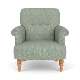 Harriet Armchair - Lake - Herringbone Weave - The Cotswold Company - thumbnail 2