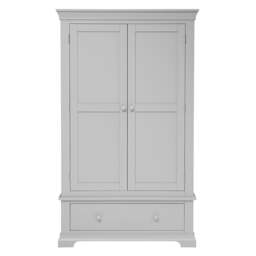Chantilly Pebble Grey Double Wardrobe - The Cotswold Company - thumbnail 5