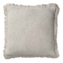 Kemble Fringed Cushion - Oatmeal - Home Accessories - The Cotswold Company - thumbnail 3