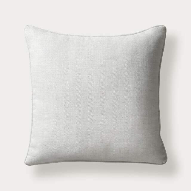 Heathfield Herringbone Weave Cushion Ivory - Home Accessories - The Cotswold Company - image 1