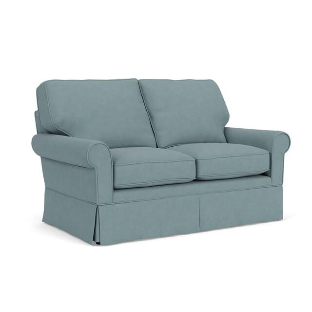 2 Seater Sofa - Sky blue - House linen mix - Dawson - The Cotswold Company - image 1