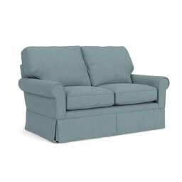 2 Seater Sofa - Sky blue - House linen mix - Dawson - The Cotswold Company - thumbnail 1