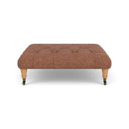 Foot Stool - Brick Marl - Aquaclean Oxford - Amelia - The Cotswold Company - thumbnail 2