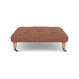 Foot Stool - Brick Marl - Aquaclean Oxford - Amelia - The Cotswold Company - thumbnail 3