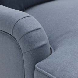 Armchair - Indigo - House Linen Mix - Morris - The Cotswold Company - thumbnail 5