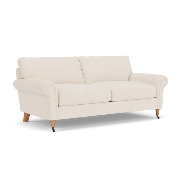 Osbourne 3 Seater - Cream - House Weave - The Cotswold Company - image 1
