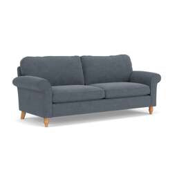 4 Seater Sofa - Indigo - Rustic Weave - Hurley - The Cotswold Company - thumbnail 1