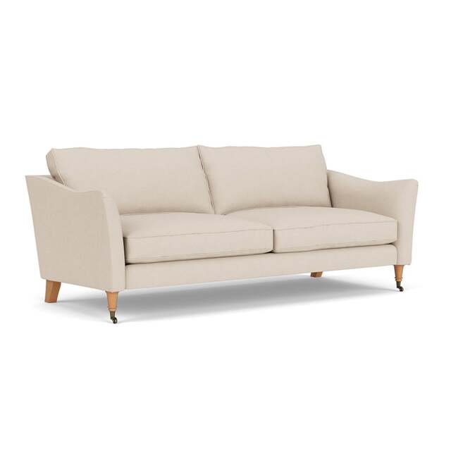 4 Seater Sofa - Lily White - House Linen Mix - Robinson - The Cotswold Company - image 1