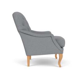Olivia Armchair - Blue Marl - House Weave - The Cotswold Company - thumbnail 3