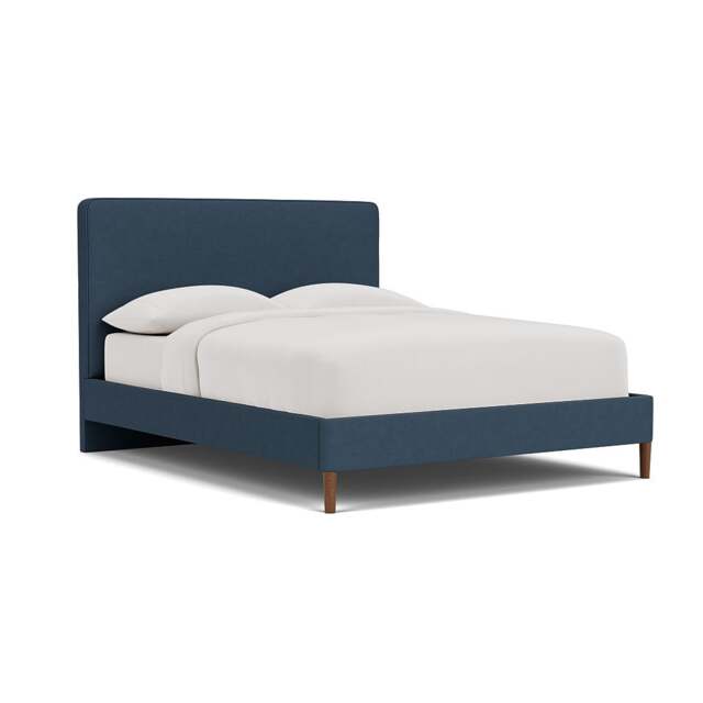 Ellis Super King Classic Bedstead - Indigo - House Linen Mix - The Cotswold Company - image 1