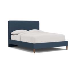 Ellis Super King Classic Bedstead - Indigo - House Linen Mix - The Cotswold Company