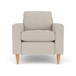 Saxon Armchair - Natural - Aquaclean Oxford - The Cotswold Company - thumbnail 2