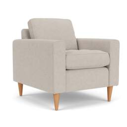 Saxon Armchair - Natural - Aquaclean Oxford - The Cotswold Company