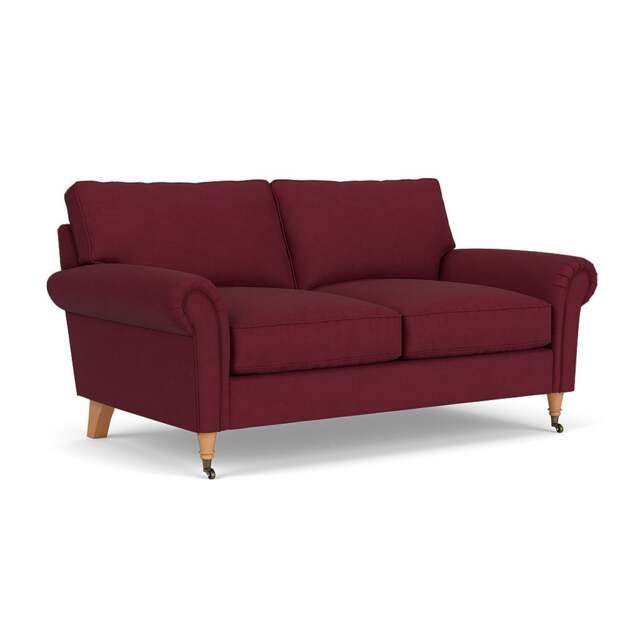 Large 2 Seater Sofa - Rosehip - House Linen Mix - Osbourne - The Cotswold Company - image 1