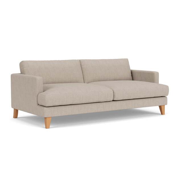4 Seater Sofa - Natural - Luxury Italian Linen - Jackson - The Cotswold Company - image 1