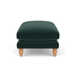 Foot Stool - Lake - Matt Velvet - Emily - The Cotswold Company - thumbnail 3