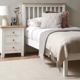Single Bed - Chester Pure White - The Cotswold Company - thumbnail 3