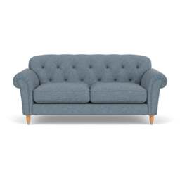 Chapman Large 2 Seater - Mid Blue - Aquaclean Oxford - The Cotswold Company - thumbnail 2