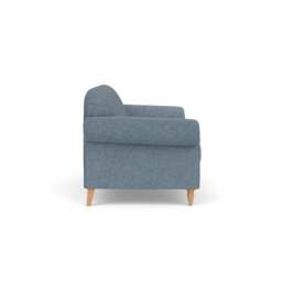 Chapman Large 2 Seater - Mid Blue - Aquaclean Oxford - The Cotswold Company - thumbnail 3