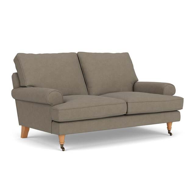 2 Seater Sofa - Mid Grey - House Linen Mix - Stewart - The Cotswold Company - image 1