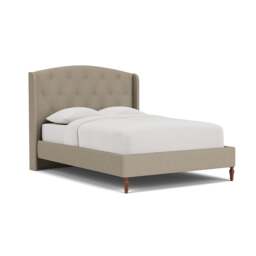 Gilmore King Size Classic Bedstead - Dove Grey - House Linen Mix - The Cotswold Company