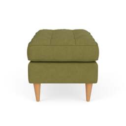 Foot Stool - Apple - House Linen Mix - Saxon Small - The Cotswold Company - thumbnail 3