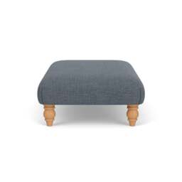 Foot Stool - Indigo - Rustic Weave - Clara - The Cotswold Company - thumbnail 3