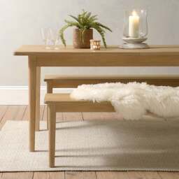 Berkeley Nordic Oak Dining Bench - The Cotswold Company - thumbnail 3