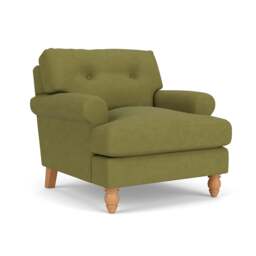 Talbot Armchair - Apple - House Linen Mix - The Cotswold Company - thumbnail 1
