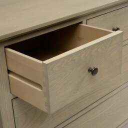 Bibury Smoked Oak 6 Drawer Chest of Drawers - The Cotswold Company - thumbnail 7