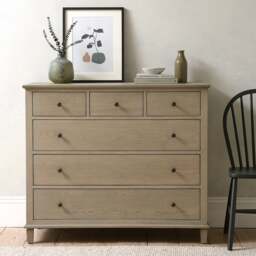Bibury Smoked Oak 6 Drawer Chest of Drawers - The Cotswold Company - thumbnail 3
