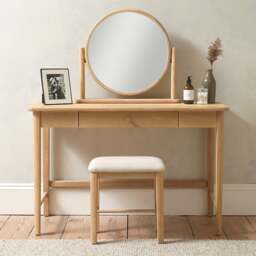 Berkeley Nordic Oak Dressing Table - The Cotswold Company - thumbnail 2