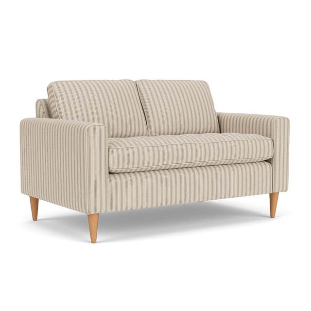 2 Seater Sofa - Sage - Kingham Stripe - Saxon - The Cotswold Company - image 1