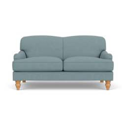 Large 2 Seater Sofa - Sky Blue - House Linen Mix - Ashbee - The Cotswold Company - thumbnail 2