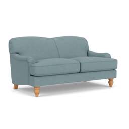 Large 2 Seater Sofa - Sky Blue - House Linen Mix - Ashbee - The Cotswold Company - thumbnail 1