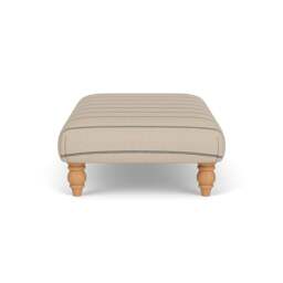 Foot Stool - Charcoal - Compton Stripe - Clara - The Cotswold Company - thumbnail 3