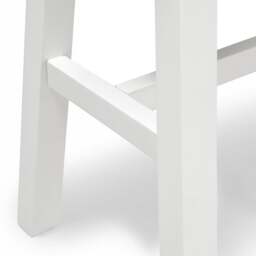 Bathroom Stool - Chester Pure White - The Cotswold Company - thumbnail 4