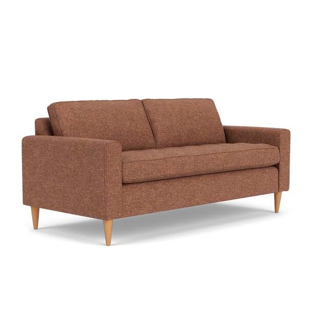 3 Seater Sofa - Brick Marl - Aquaclean Oxford - Saxon - The Cotswold Company - image 1