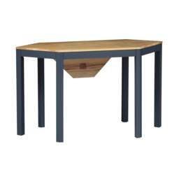 Chalford Inky Blue Corner Desk with Topper - The Cotswold Company - thumbnail 4