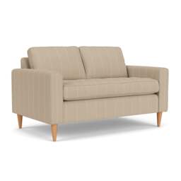 Saxon 2 Seater - Natural - Compton Stripe - The Cotswold Company