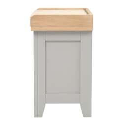 Small Shoe Storage Trunk Bench - Chester Dove Grey - The Cotswold Company - thumbnail 4